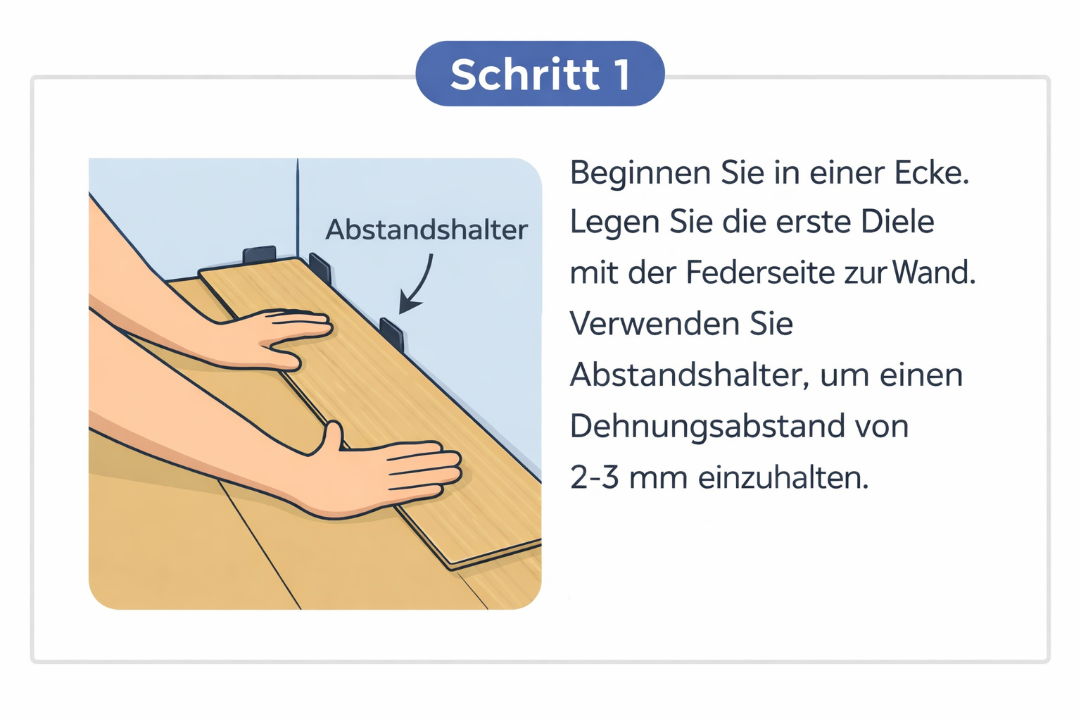 Schritt 1
